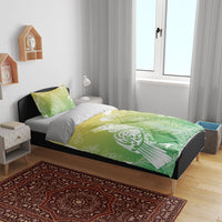Aotearoa Maori Mahuru Tui With Pikawakawa Bedding Set Spring Time LT7 - Polynesian Pride