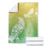 Aotearoa Maori Mahuru Tui With Pikawakawa Blanket Spring Time LT7 - Polynesian Pride