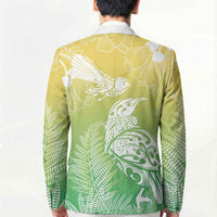 Aotearoa Maori Mahuru Tui With Pikawakawa Blazer Spring Time LT7 - Polynesian Pride