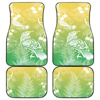 Aotearoa Maori Mahuru Tui With Pikawakawa Car Mats Spring Time LT7 - Polynesian Pride
