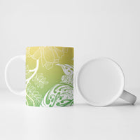 Aotearoa Maori Mahuru Tui With Pikawakawa Ceramic Mug Spring Time LT7 - Polynesian Pride