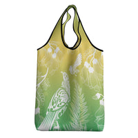 Aotearoa Maori Mahuru Tui With Pikawakawa Grocery Bag Spring Time LT7 - Polynesian Pride