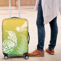 Aotearoa Maori Mahuru Tui With Pikawakawa Luggage Cover Spring Time LT7 Green - Polynesian Pride