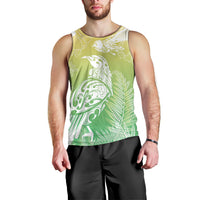 Aotearoa Maori Mahuru Tui With Pikawakawa Men Tank Top Spring Time LT7 - Polynesian Pride