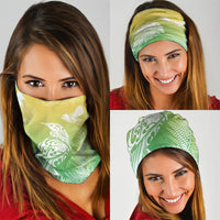 Aotearoa Maori Mahuru Tui With Pikawakawa Neck Gaiter Spring Time LT7 - Polynesian Pride