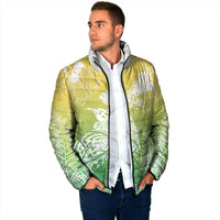 Aotearoa Maori Mahuru Tui With Pikawakawa Padded Jacket Spring Time LT7 - Polynesian Pride