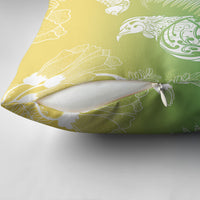 Aotearoa Maori Mahuru Tui With Pikawakawa Pillow Cover Spring Time LT7 - Polynesian Pride