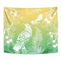 Aotearoa Maori Mahuru Tui With Pikawakawa Tapestry Spring Time LT7 - Polynesian Pride
