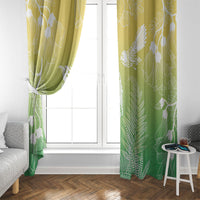 Aotearoa Maori Mahuru Tui With Pikawakawa Window Curtain Spring Time LT7 - Polynesian Pride