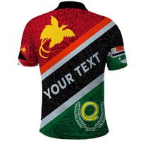 Personalised Penama and Papua New Guinea Day Polo Shirt Emblem Mix Style LT7 - Polynesian Pride