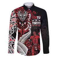 Aotearoa Toitu Te Tiriti Family Matching Short Sleeve Bodycon Dress and Hawaiian Shirt Whakairo Wheku
