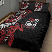 Aotearoa Toitu Te Tiriti Quilt Bed Set Whakairo Wheku
