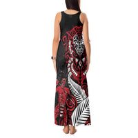 Aotearoa Toitu Te Tiriti Tank Maxi Dress Whakairo Wheku