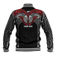 Aotearoa Maori Personalized Baseball Jacket Toitu Te Tiriti Ake! Ake! Ake!