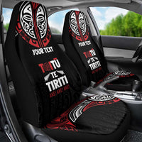 Aotearoa Maori Personalized Car Seat Cover Toitu Te Tiriti Ake! Ake! Ake! LT7 - Polynesian Pride