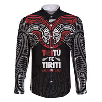 Aotearoa Maori Personalized Family Matching Short Sleeve Bodycon Dress and Hawaiian Shirt Toitu Te Tiriti Ake! Ake! Ake!