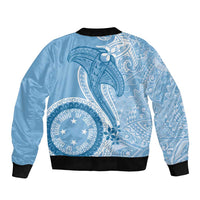 Micronesia FSM Bomber Jacket Shark and Manta Classic Style