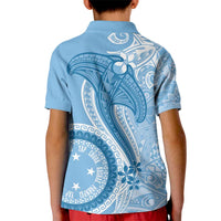Micronesia FSM Kid Polo Shirt Shark and Manta Classic Style
