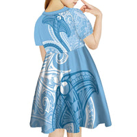 Micronesia FSM Kid Short Sleeve Dress Shark and Manta Classic Style