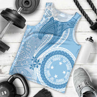 Micronesia FSM Men Tank Top Shark and Manta Classic Style