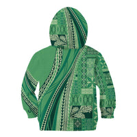 Pasifika Women's Day - Samoa Siapo Malu Tattoo Inspired Kid Hoodie Jade