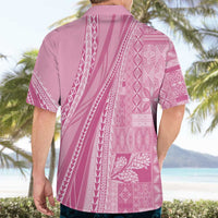 Pasifika Women's Day - Samoa Siapo Malu Tattoo Inspired Hawaiian Shirt Pink LT7 - Polynesian Pride