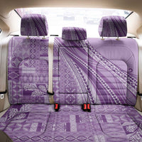 Pasifika Women's Day - Samoa Siapo Malu Tattoo Inspired Back Car Seat Cover Lavender LT7 - Polynesian Pride