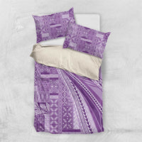Pasifika Women's Day - Samoa Siapo Malu Tattoo Inspired Bedding Set Lavender