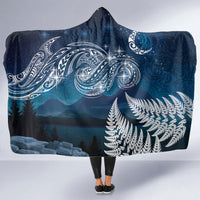 New Zealand Matariki Hooded Blanket Starry Night Style