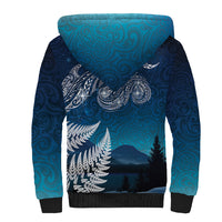 New Zealand Matariki Sherpa Hoodie Starry Night Style LT7 - Polynesian Pride