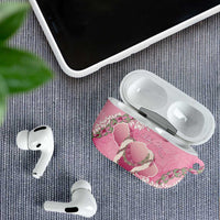 Hawaii Maui Island Flowers Lei AirPods Case Lokelani Rose Pink