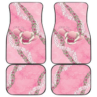 Hawaii Maui Island Flowers Lei Car Mats Lokelani Rose Pink
