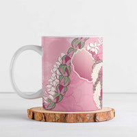 Hawaii Maui Island Flowers Lei Ceramic Mug Lokelani Rose Pink LT7 Pink - Polynesian Pride