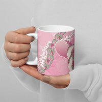 Hawaii Maui Island Flowers Lei Ceramic Mug Lokelani Rose Pink LT7 - Polynesian Pride