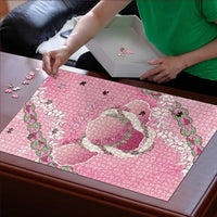 Hawaii Maui Island Flowers Lei Puzzle Lokelani Rose Pink
