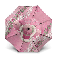 Hawaii Maui Island Flowers Lei Umbrella Lokelani Rose Pink