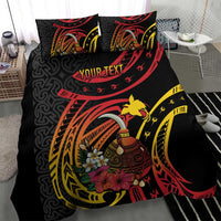 Personalized Milne Bay Bedding Set PNG Lime Pot with Oro Tapa
