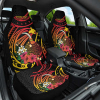 Personalized Milne Bay Car Seat Cover PNG Lime Pot with Oro Tapa