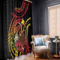 Personalized Milne Bay Window Curtain PNG Lime Pot with Oro Tapa