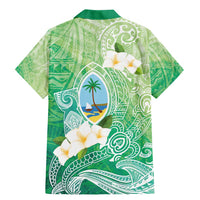 Hafa Adai Guam Chamorro Personalized Family Matching Mermaid Dress and Hawaiian Shirt Summer Green Latte Stone with Guasali - Polynesian Pride