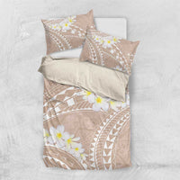 Polynesian Vintage Floral Bedding Set Beige Motifs - Polynesian Pride
