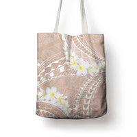 Polynesian Vintage Floral Tote Bag Beige Motifs - Polynesian Pride