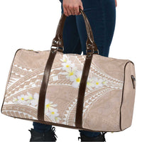 Polynesian Vintage Floral Travel Bag Beige Motifs - Polynesian Pride