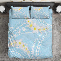 Polynesian Vintage Floral Bedding Set Azure Motifs - Polynesian Pride