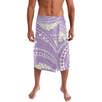 Polynesian Vintage Floral Lavalava Lavender Motifs - Polynesian Pride