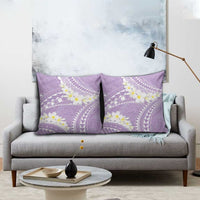 Polynesian Vintage Floral Pillow Cover Lavender Motifs - Polynesian Pride