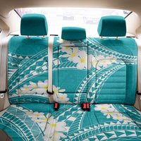 Polynesian Vintage Floral Back Car Seat Cover Teal Motifs - Polynesian Pride