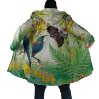 New Zealand Maori Mahuru Cloak Tui With Pikawakawa Spring Colors LT7 - Polynesian Pride