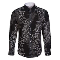 Hawaii Plumeria Lei Family Matching Off Shoulder Maxi Dress and Hawaiian Shirt Aloha Festive Vibe