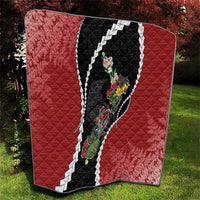 New Zealand Christmas Quilt Flora Map with Birds - Polynesian Pride